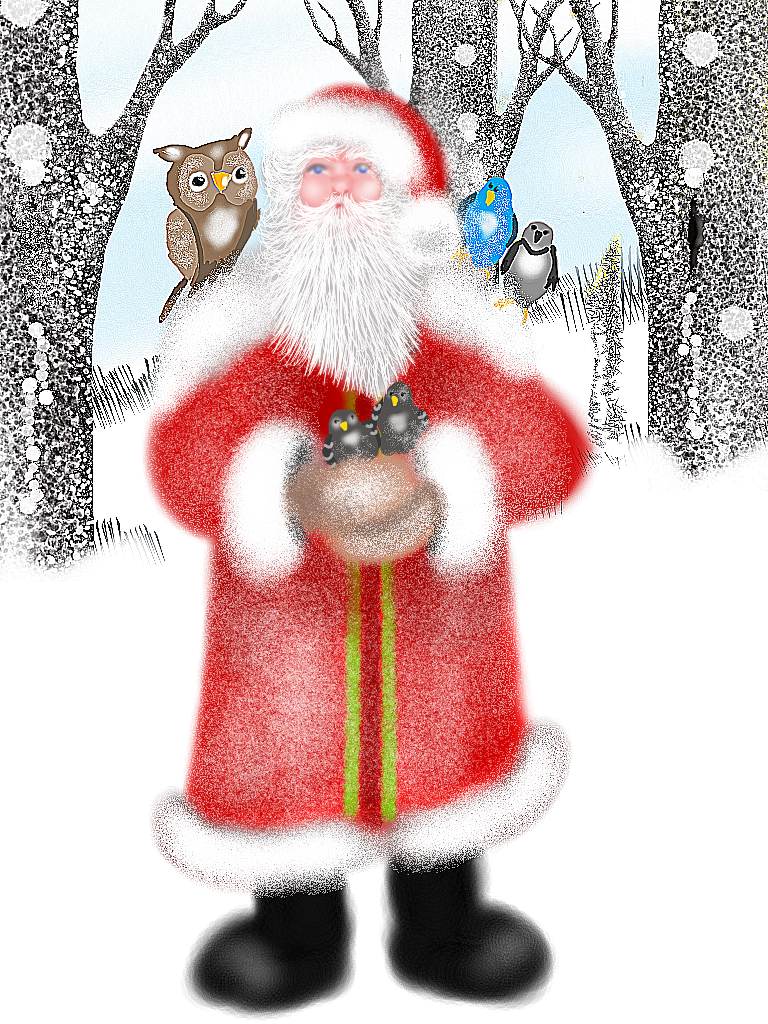 Santa Claus drawing contest winners